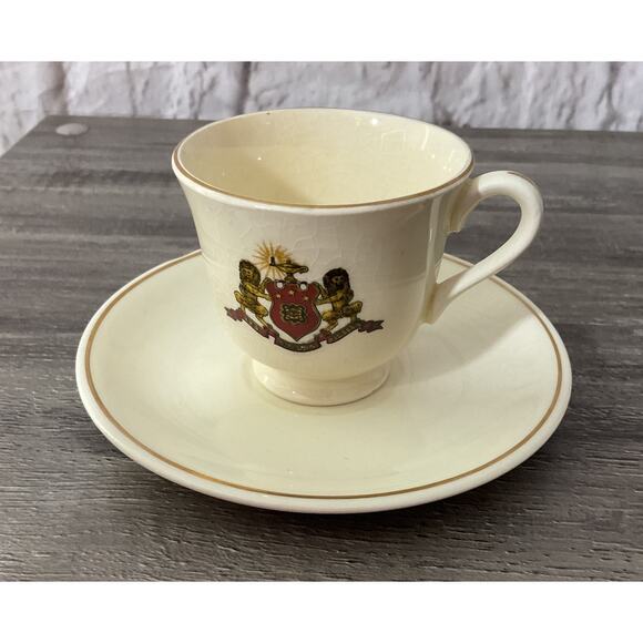 Vintage Balfour Ceramic Horizon By Steubenville Demitasse Set 1955 - Picture 1 of 6